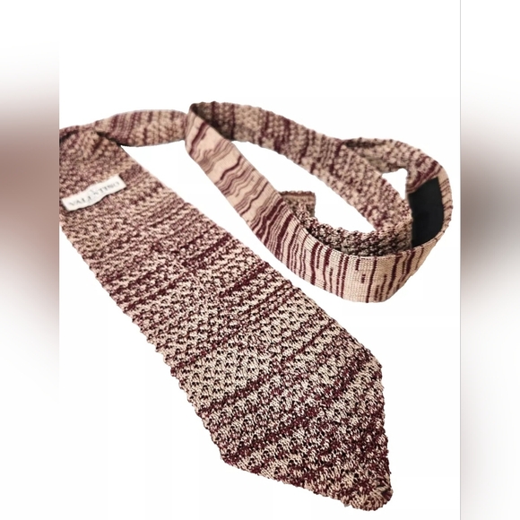 VALENTINO Boutique Knit Tie High Designer Men's Gift for Husband Man Boyfriend - Picture 7 of 7